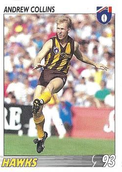 1993 Select AFL #76 Andrew Collins Front